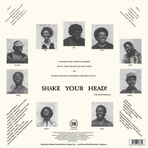 The Chapparrals - Shake Your Head LP CD back cover