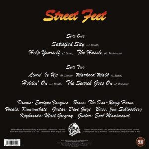 Street Feet LP CD back cover