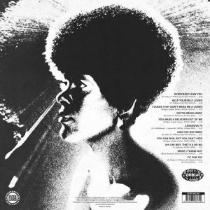 Ruby Andrews Everybody Saw You LP CD back cover