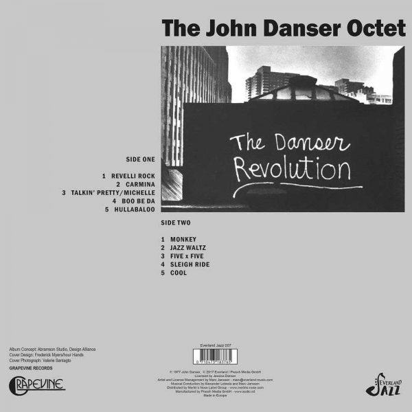 The John Danser Octet The Danser Revolution LP CD back cover