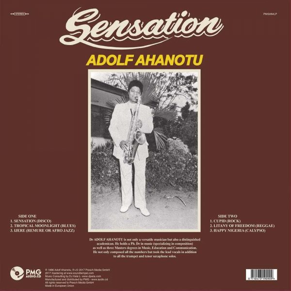 Dr. Adolf Ahanotu - Sensation